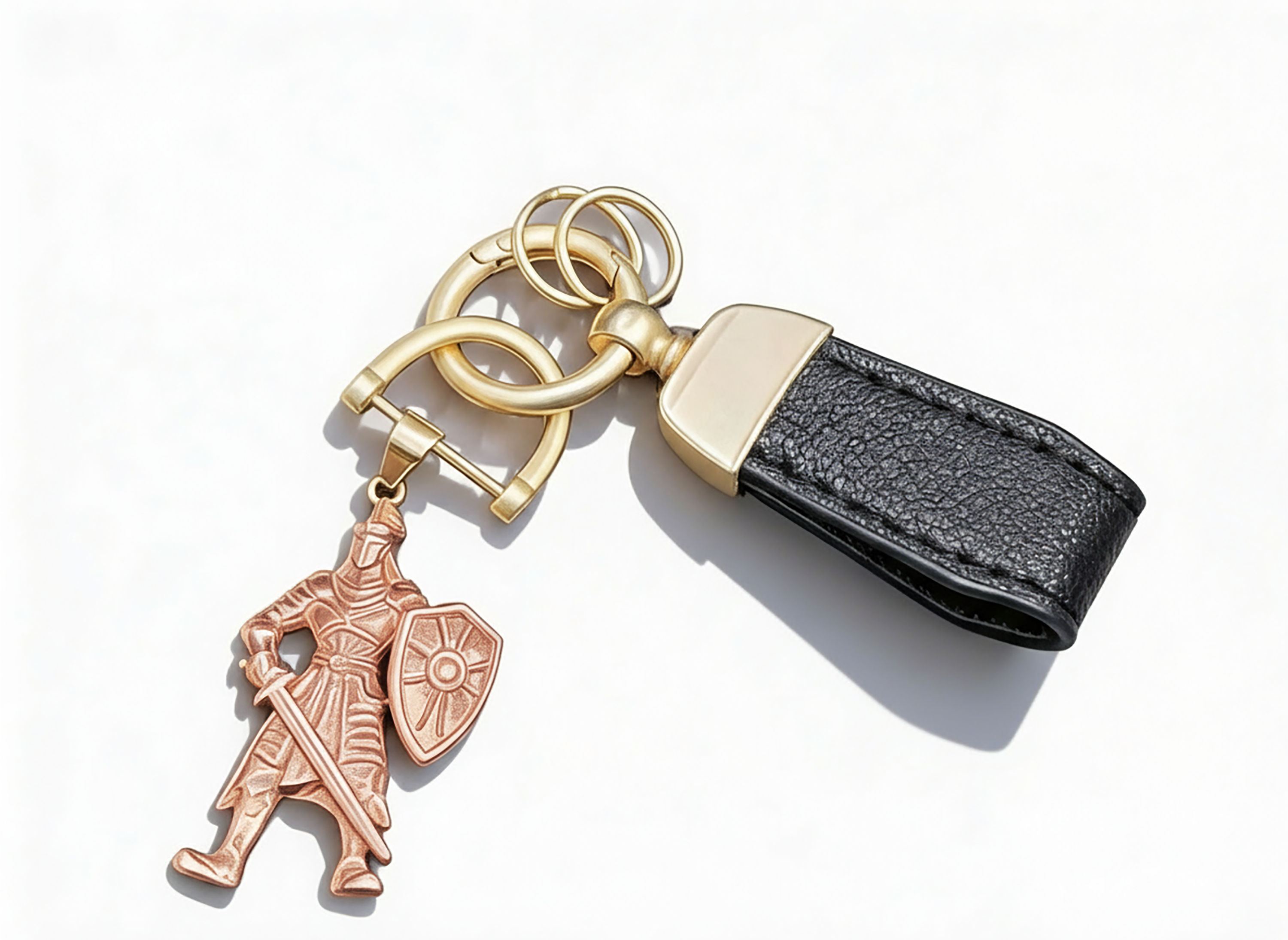 Armor Of God necklace and keychain set (Rose Gold)